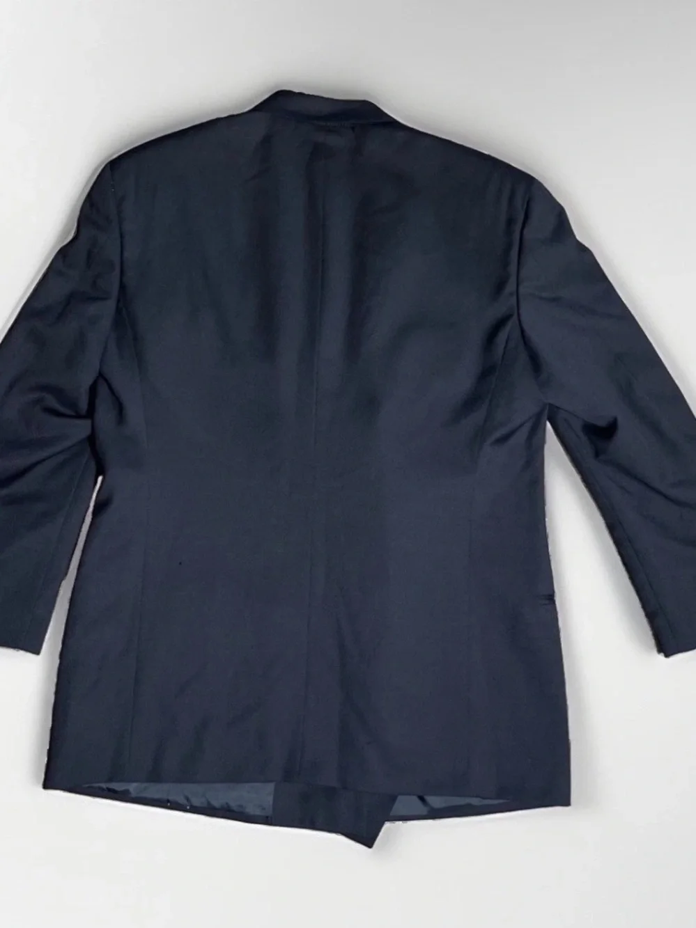 Vintage Mani Giorgio Armani Mens Double Breasted Virgin Wool Blazer Italy 43R